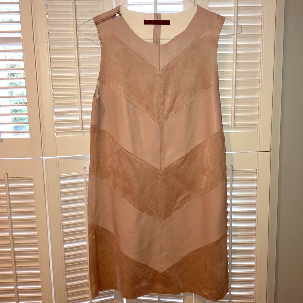 Zara leather dress